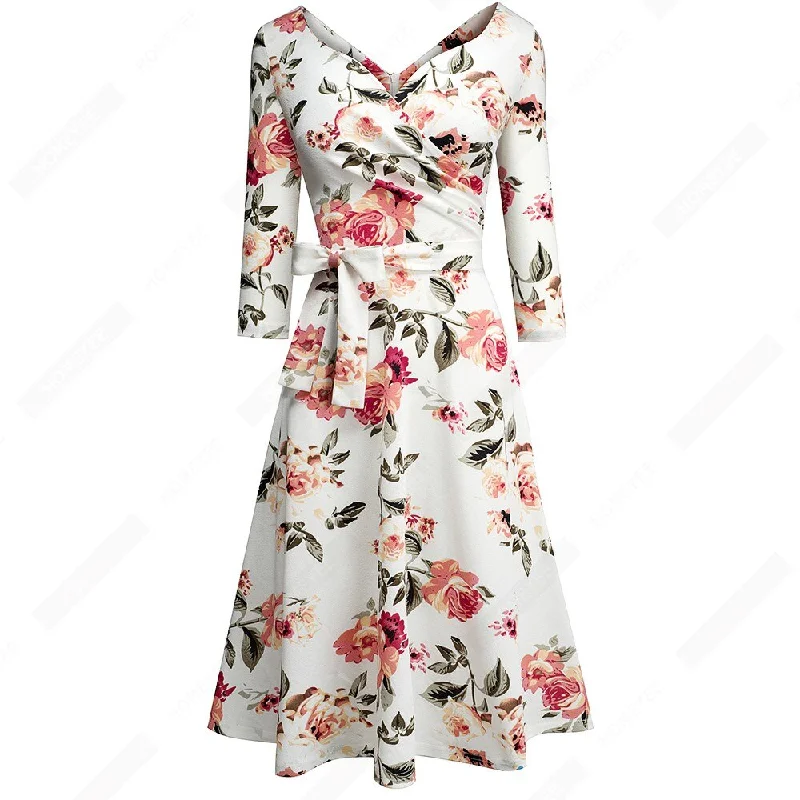 White N Floral