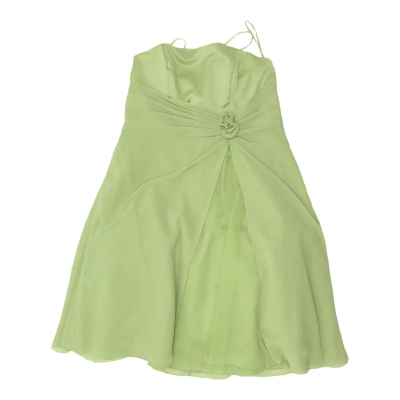 Hilary Morgan Womens Green Prom Dress | High End Designer Evening Gown VTG
