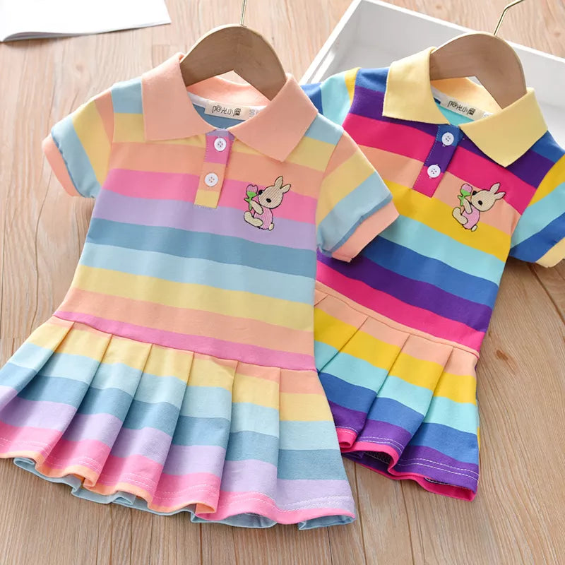 Unicon Children Dress Spring Summer Turn-Down Collar Kids Clothes Fashion toddler Baby Girls Clothing Summer Dress Girl Unicon Children Dress Spring Summer Turn-Down Collar Kids Clothes Fashion toddler Baby Girls Clothing Summer Dress Girl