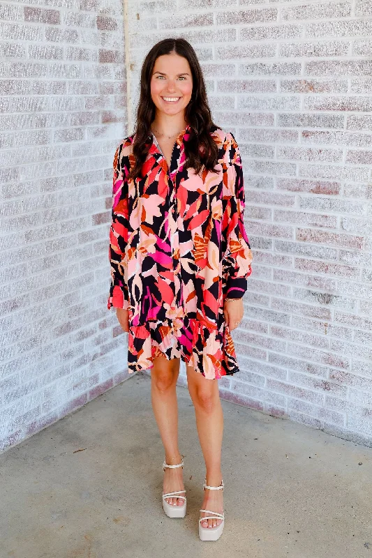 Meet Me In Santorini - Button Down Dress