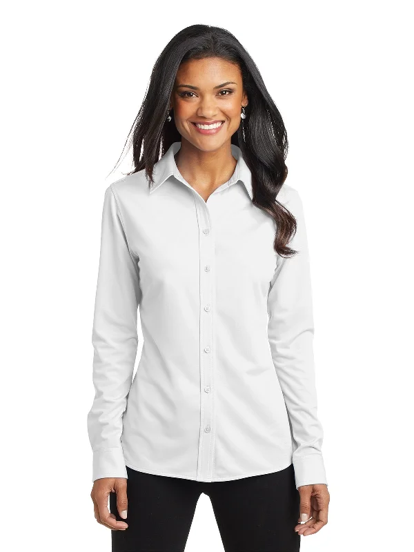 Women's Knit Dress Shirt