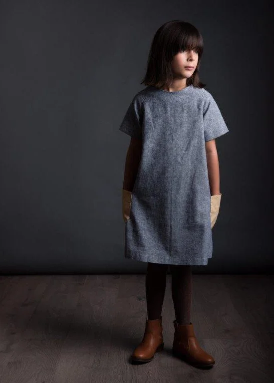 The Avid Seamstress - Girls Raglan Dress