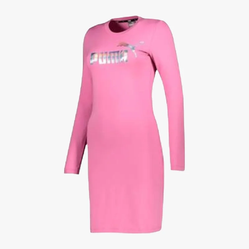 Puma Womens Long Sleeve Fitted Dress Opera Muave
