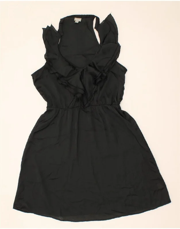 CONVERSE Womens Halter Dress UK 14 Medium Black Polyester