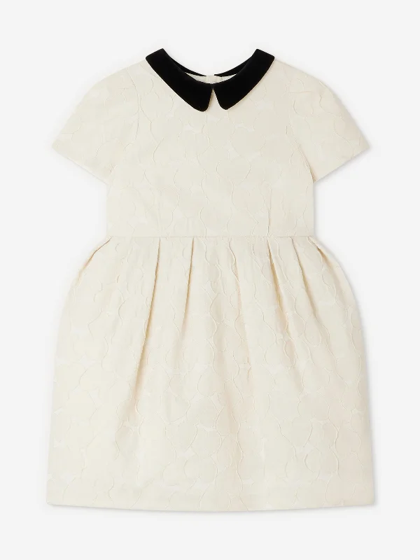 Girls Godiva Dress in Ivory