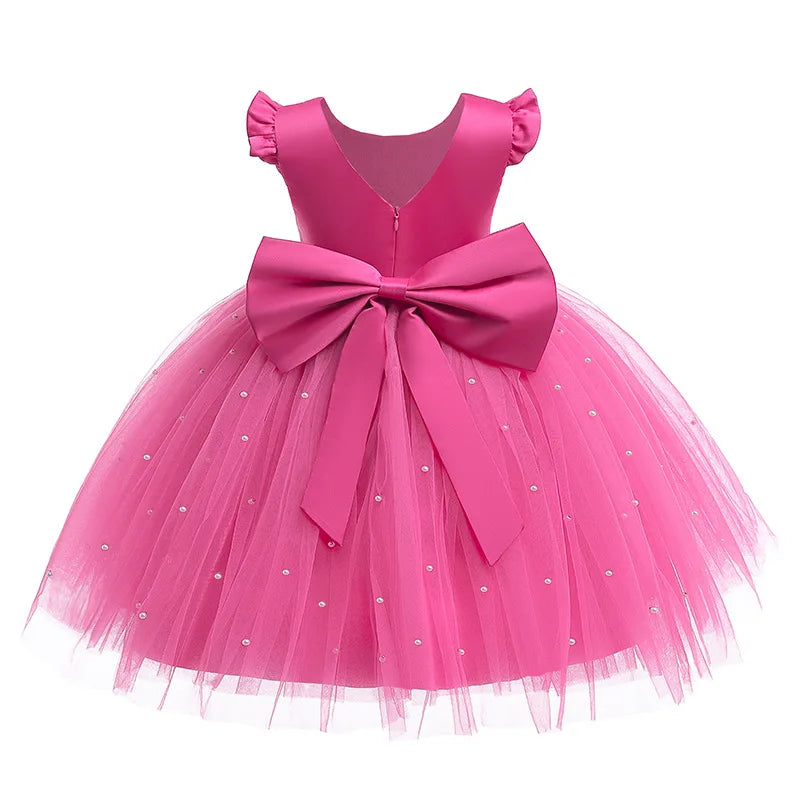 Girls Elegant Princess Dresses for Party Birthday 2 3 4 6 7 8 Years Kids Ceremony Pink Ball Gown Barbie Baby Children Clothes Girls Elegant Princess Dresses for Party Birthday 2 3 4 6 7 8 Years Kids Ceremony Pink Ball Gown Barbie Baby Children Clothes