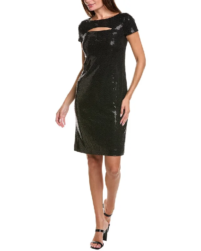 St. John Bateau Neck Sheath Dress