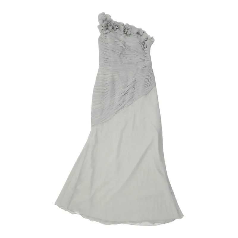 Light In The Box Womens Silver Asymmetrical Prom Dress | Vintage Designer Gown