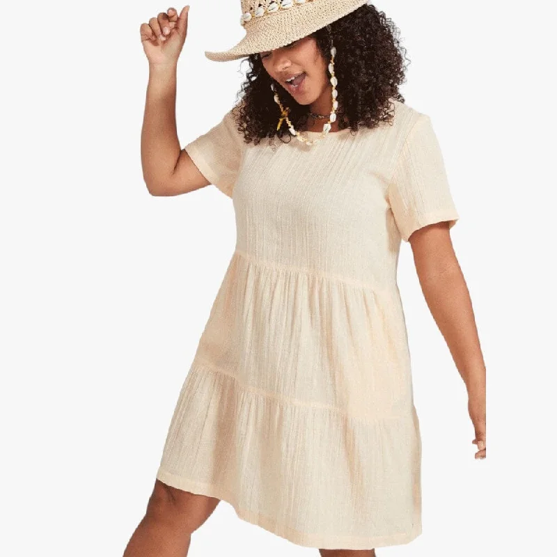 Roxy Womens Dream Destiny Dress Peach