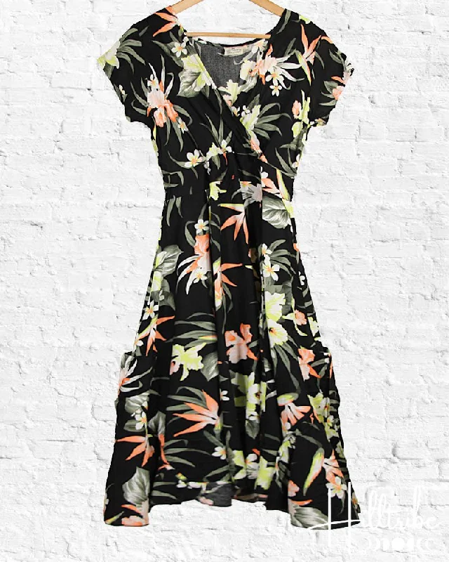 Tropical Garden Swing Dress