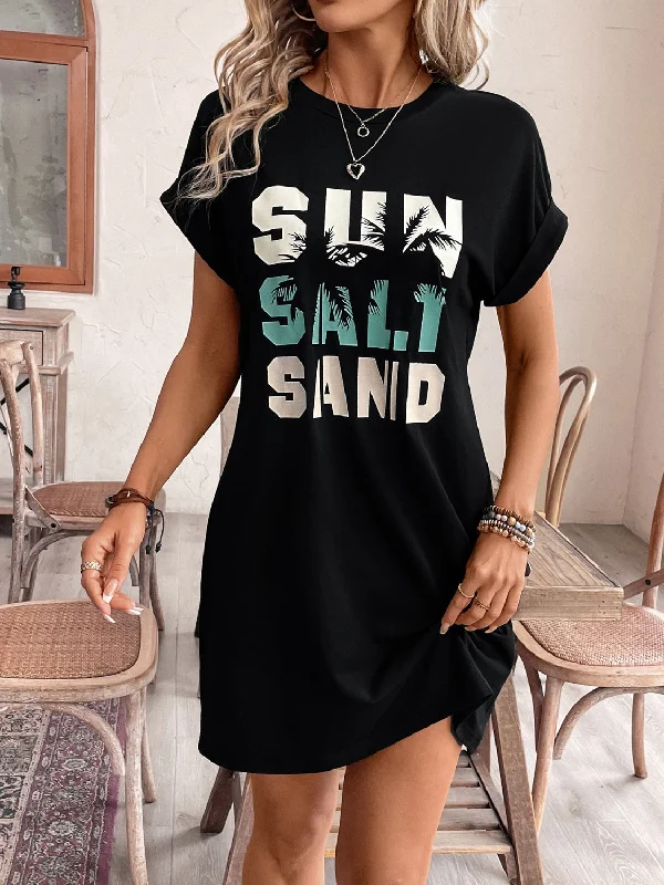 Sun Salt Sand Palm Cover Up Dress