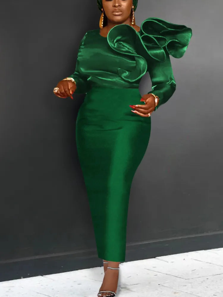 Dresses for Women Party Elegant Long Sleeve Asymmetric Ruffle Shimmer Midi Tight Dress Chic Evening Cocktail Birthday Night Gown Dresses for Women Party Elegant Long Sleeve Asymmetric Ruffle Shimmer Midi Tight Dress Chic Evening Cocktail Birthday Night Gown