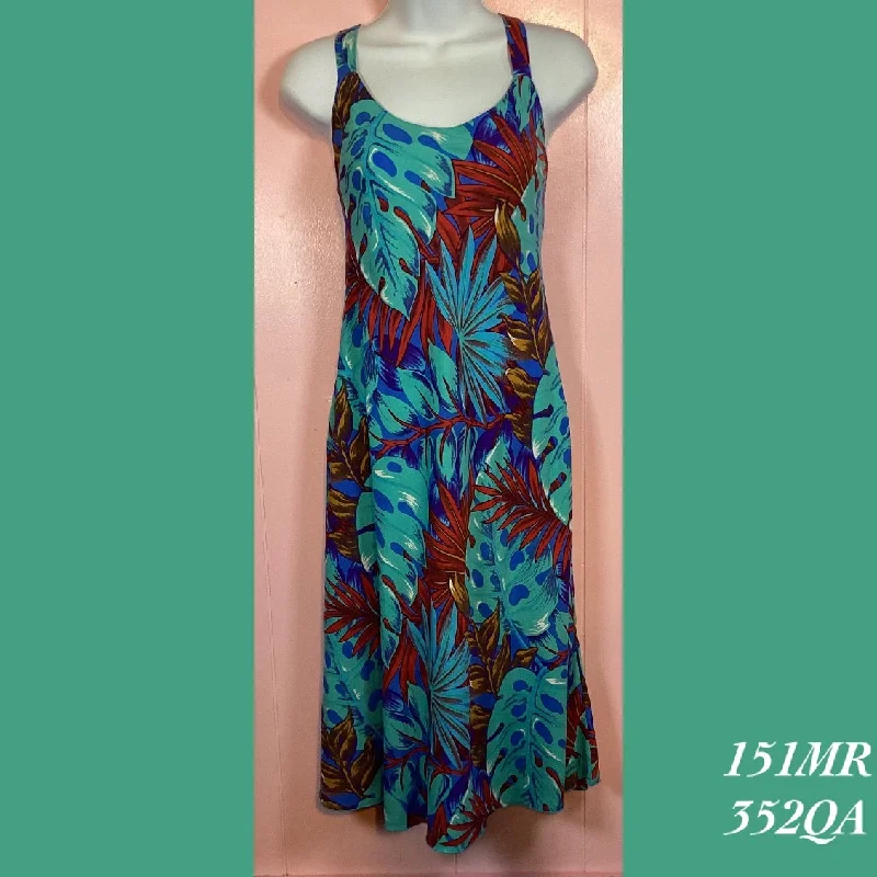 151MR - 352QA , Bias strap dress mid length