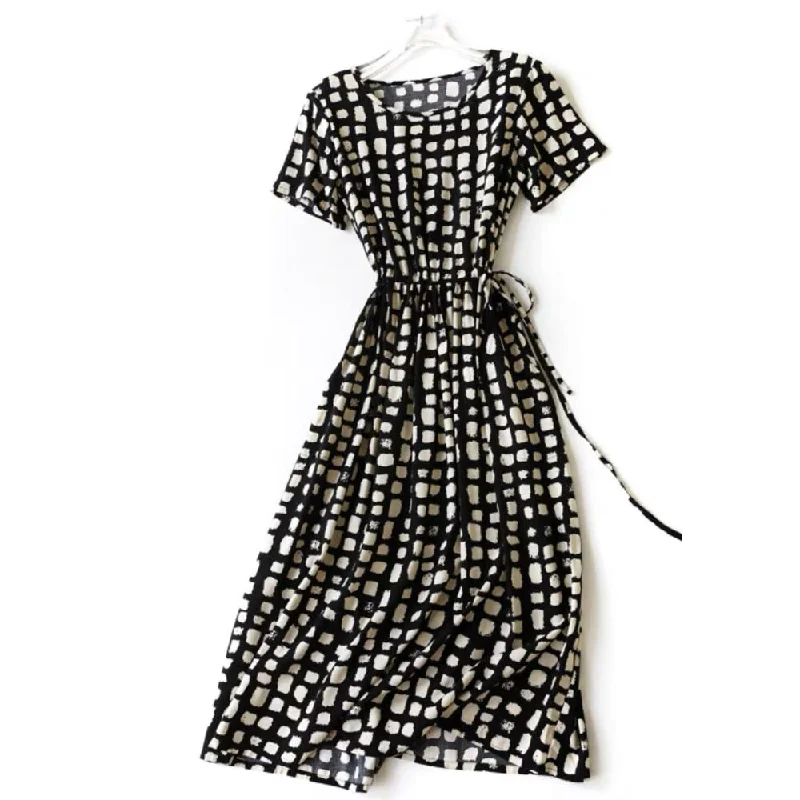 Timeless Grace Dress - 50% Silk 50% Cotton