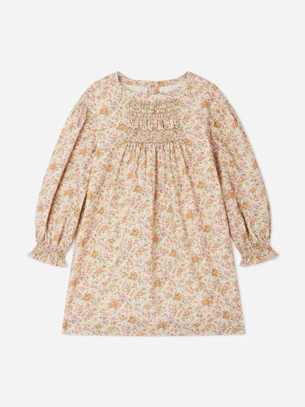 Bonpoint Girls Floral Divine Dress in Pink