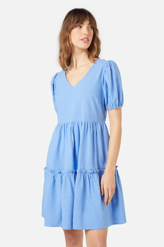 Becky Mini Dress Elegant Lace-Up Mini Dress