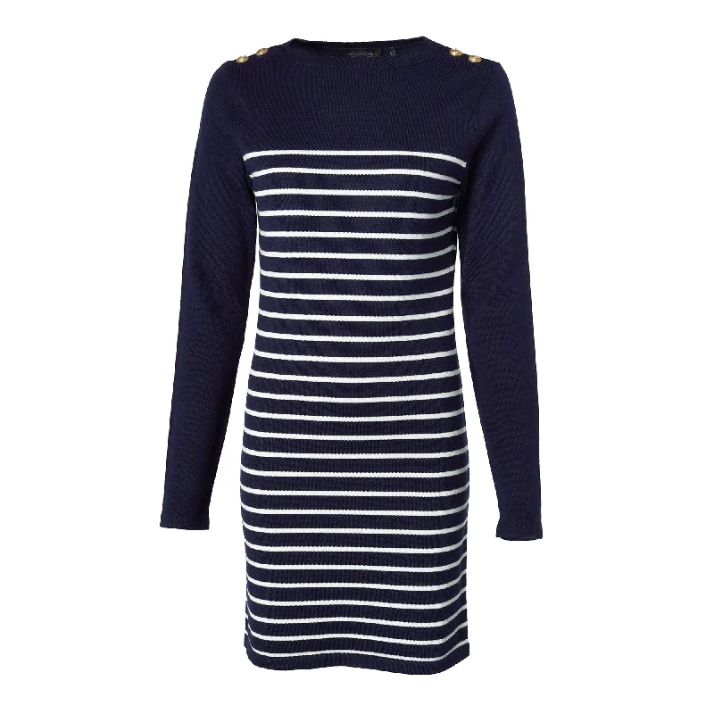 Holland Cooper Ladies Natalia Mini Dress Stylish Sweetheart Neck Mini Dress