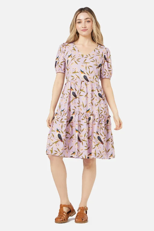 Kookaburra Mini Dress Stylish Summer Mini Dress