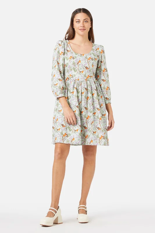 Robin Mini Dress Elegant Vintage Mini Dress
