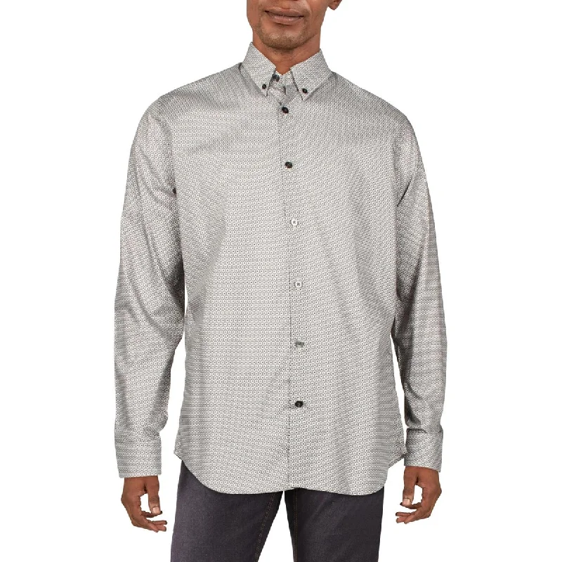 Lords of Harlech Mens Jardin Floral Collared Button-Down Shirt Casual Cotton Short Shirt Lords of Harlech Mens Jardin Floral Collared Button-Down Shirt Casual Cotton Short Shirt