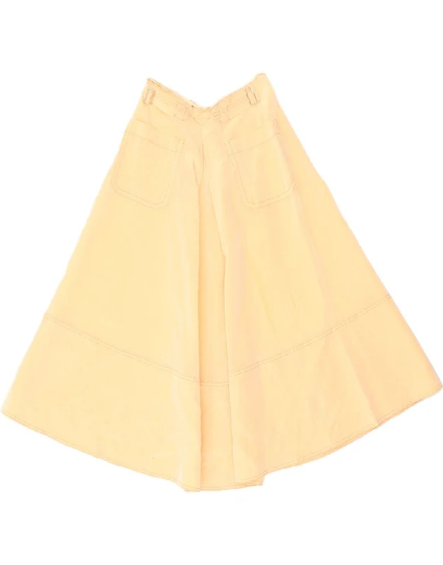MARNI Womens High Waist Flared Skirt EU 36 Small W26 Pink high waist skirt