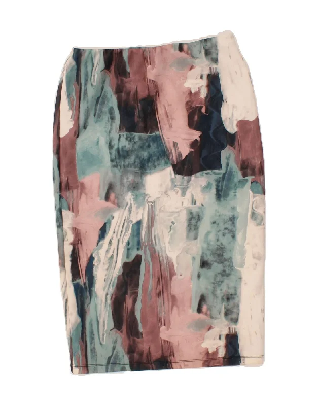 MOSSIMO Womens Pencil Skirt Small W28 Multicoloured Tie Dye Polyester linen skirt relaxed MOSSIMO Womens Pencil Skirt Small W28 Multicoloured Tie Dye Polyester linen skirt relaxed