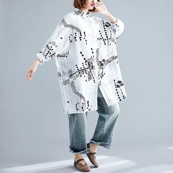 omychic autumn vintage print korean style plus size Casual loose shirt women blouse 2020 clothes ladies tops streetwear Casual Plain Short Shirt omychic autumn vintage print korean style plus size Casual loose shirt women blouse 2020 clothes ladies tops streetwear Casual Plain Short Shirt