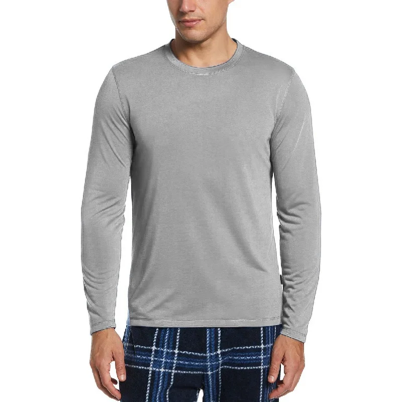 Perry Ellis Portfolio Mens Pajama Nightwear Sleep Shirt Cozy Striped Short Sleeve