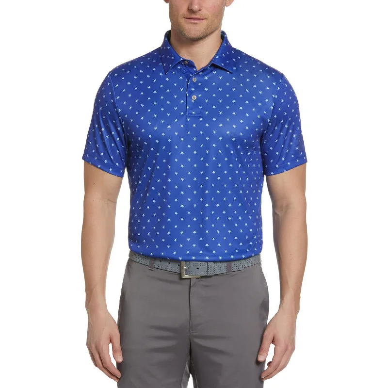 PGA Tour Mens Performance Golf Shirts & Tops Chic Button-Up Short Shirt