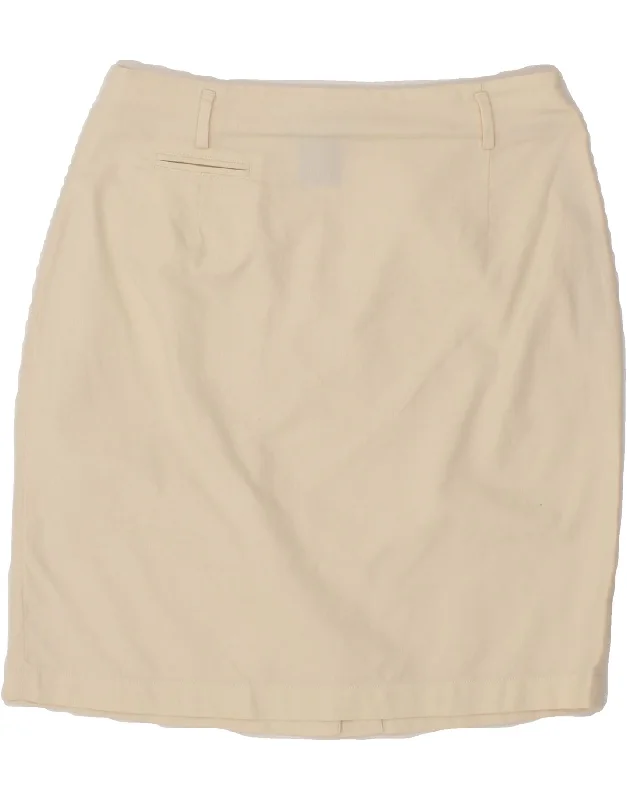 RALPH LAUREN Womens Pencil Skirt US 6 Medium W28 Off White Cotton midi skirt versatile RALPH LAUREN Womens Pencil Skirt US 6 Medium W28 Off White Cotton midi skirt versatile