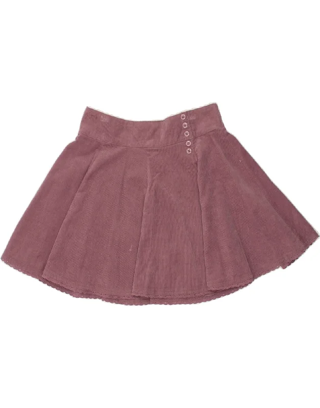 UNITED COLORS OF BENETTON Womens Pleated Corduroy Skirt W28 Medium Pink silk skirt smooth UNITED COLORS OF BENETTON Womens Pleated Corduroy Skirt W28 Medium Pink silk skirt smooth