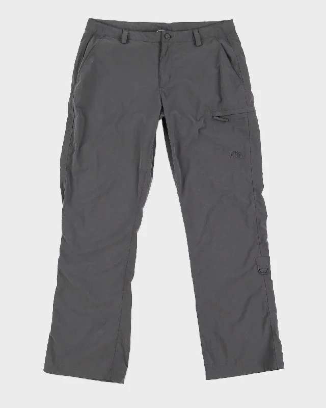 00s The North Face Grey Nylon Trousers - W32 L30 Trousers Capri Summer