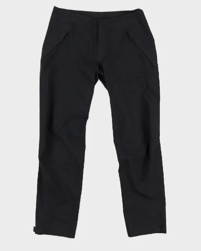 Arc'teryx Women's Black Nylon Trousers - S Trousers Low Rise Relaxed