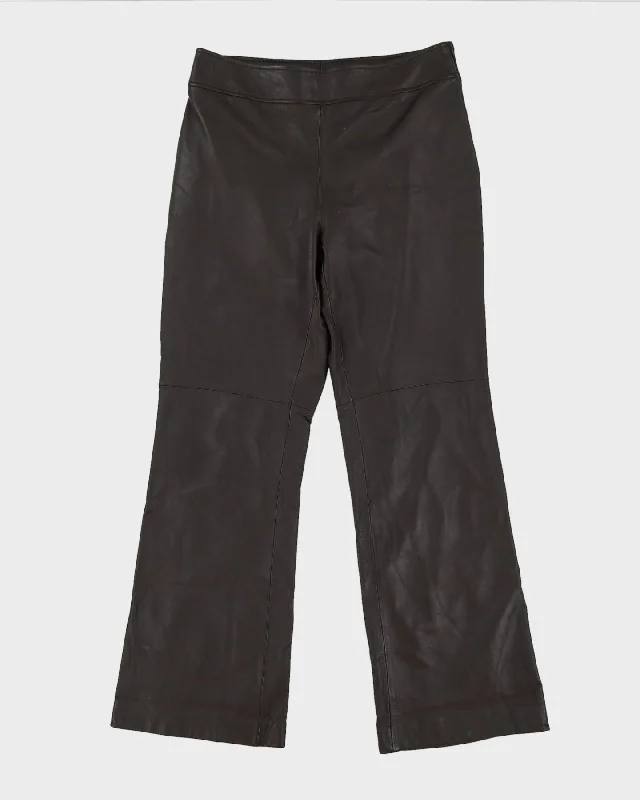 Brown Leather Trousers - W30 L31 Trousers Trousers Formal