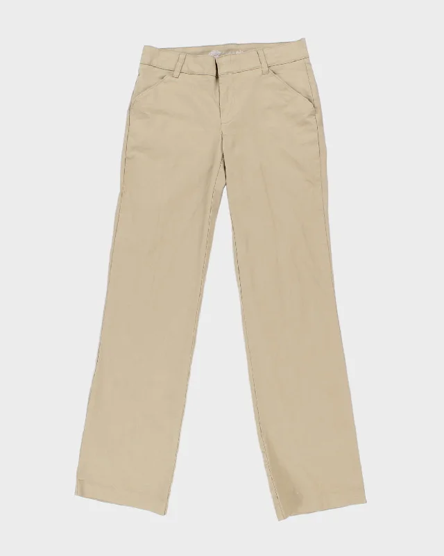 Dickies Women's Relaxed Fit Beige Trousers - W30 L31 Trousers Versatile Stylish