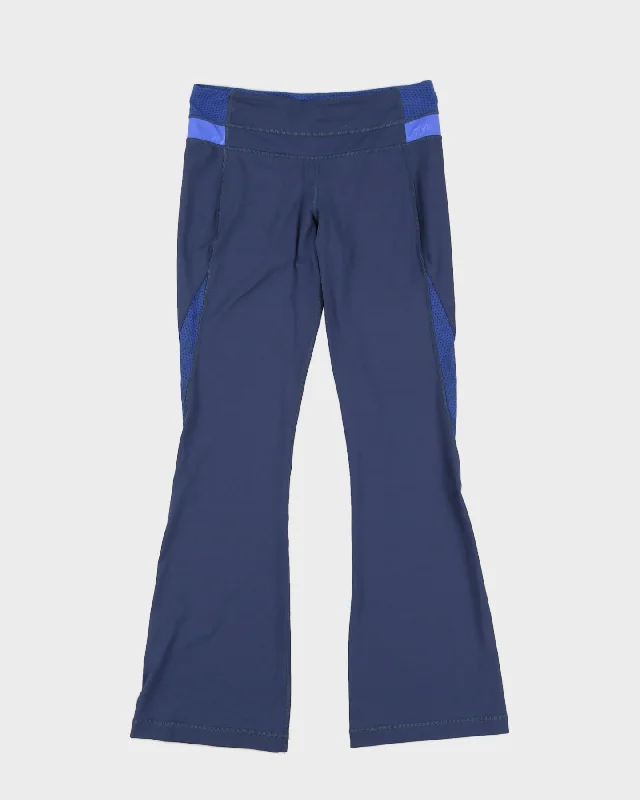 Lululemon Blue Sports Trousers - M Trousers Running Lightweight