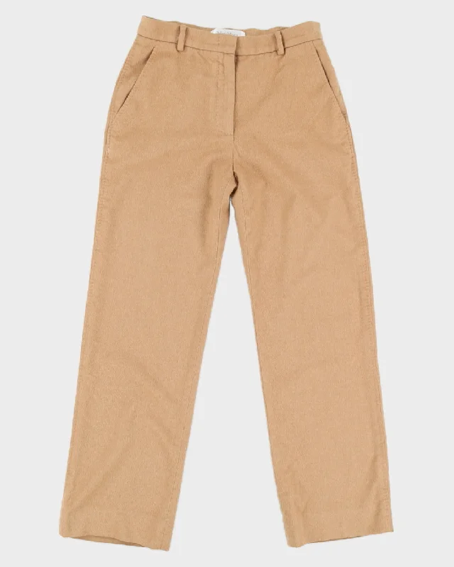 Max Mara  Beige Trousers - W29 L27 Trousers Print Floral