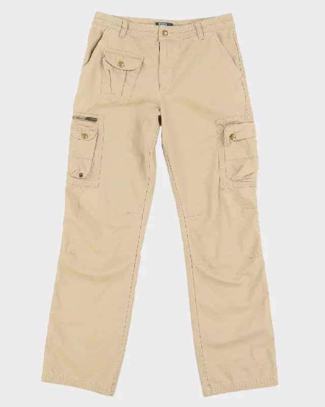 Vintage 90s Ralph Lauren Cargo Trousers - W30 L30 Trousers Culottes Wide Leg