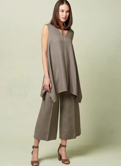 Vogue Tunic and Trousers V1550 Trousers Fall Fleece