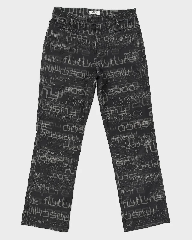 Y2K 00s Moschino Jeans Future 2000 Trousers - W30 Trousers Polka Dot Cute