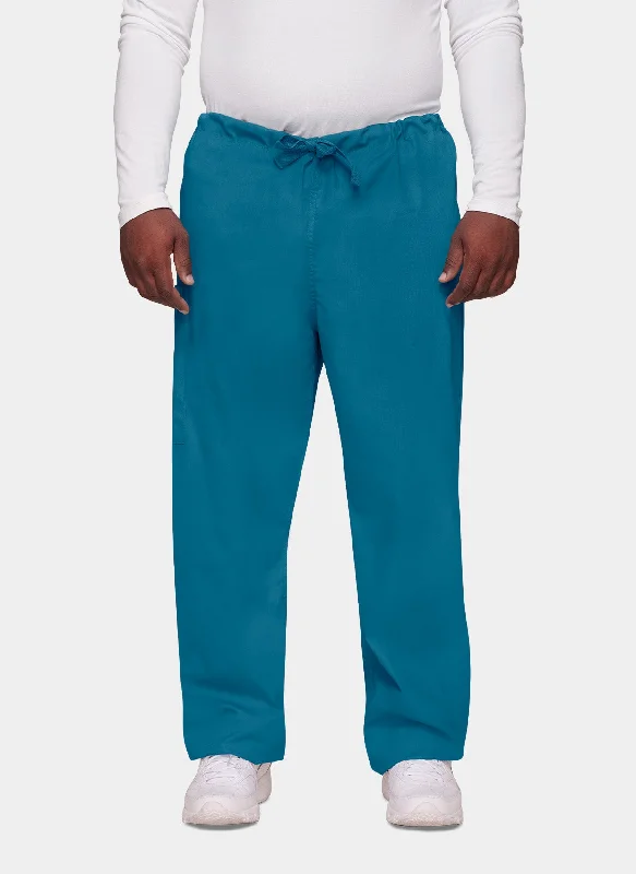 Cherokee Unisex Drawstring Scrub Trousers - Caribbean Trousers Pleated Formal