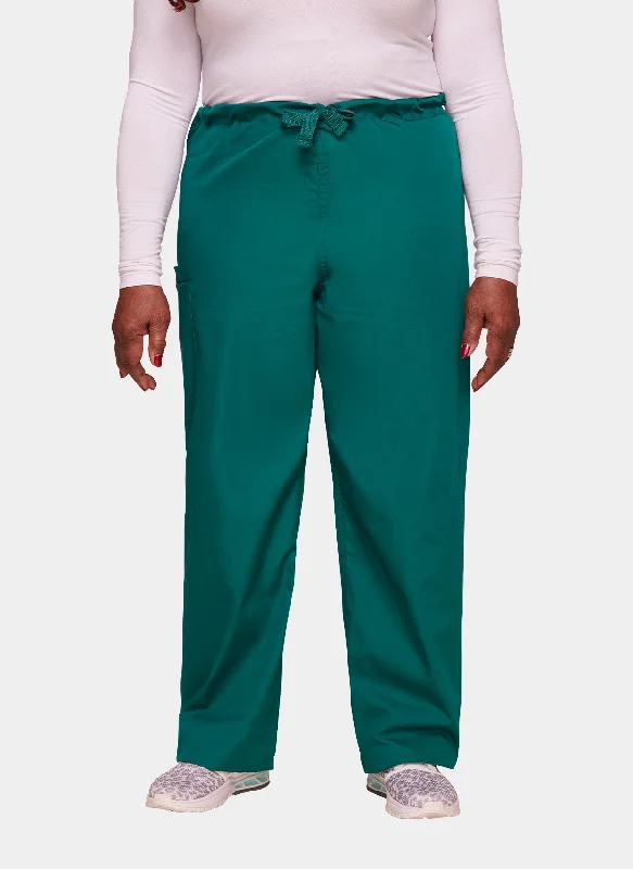 Cherokee Unisex Drawstring Scrub Trousers - Hunter Trousers Harem Relaxed Fit