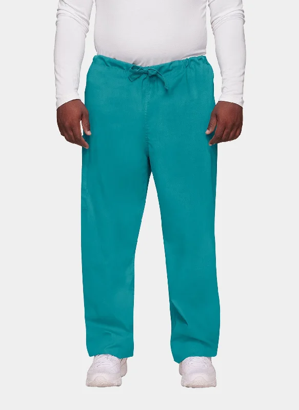Cherokee Unisex Drawstring Scrub Trousers - Teal Skinny Trousers Denim Stretchy