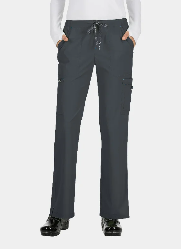 Koi Basics Holly Scrub Trousers - Charcoal Trousers Essential Wardrobe
