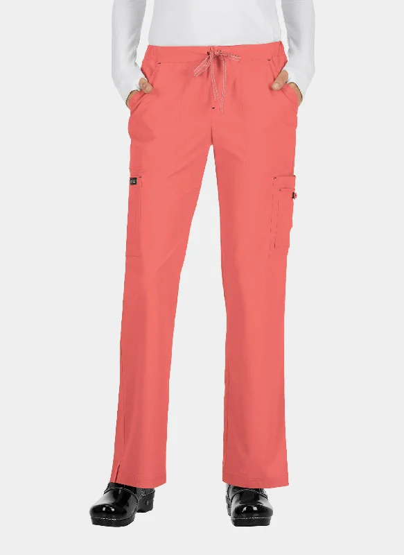 Koi Basics Holly Scrub Trousers - Coral Trousers versatile functional