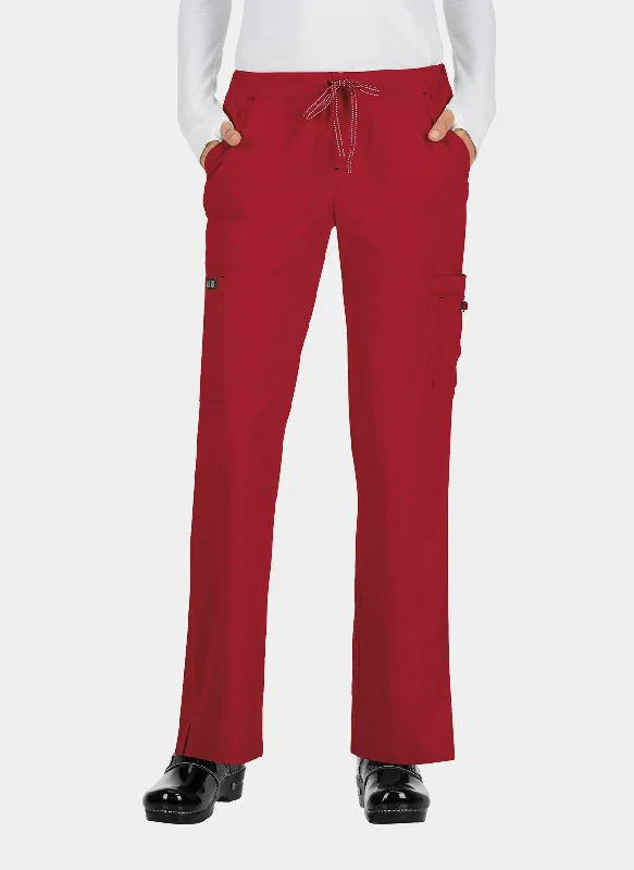 Koi Basics Holly Scrub Trousers - Ruby Trousers luxurious premium