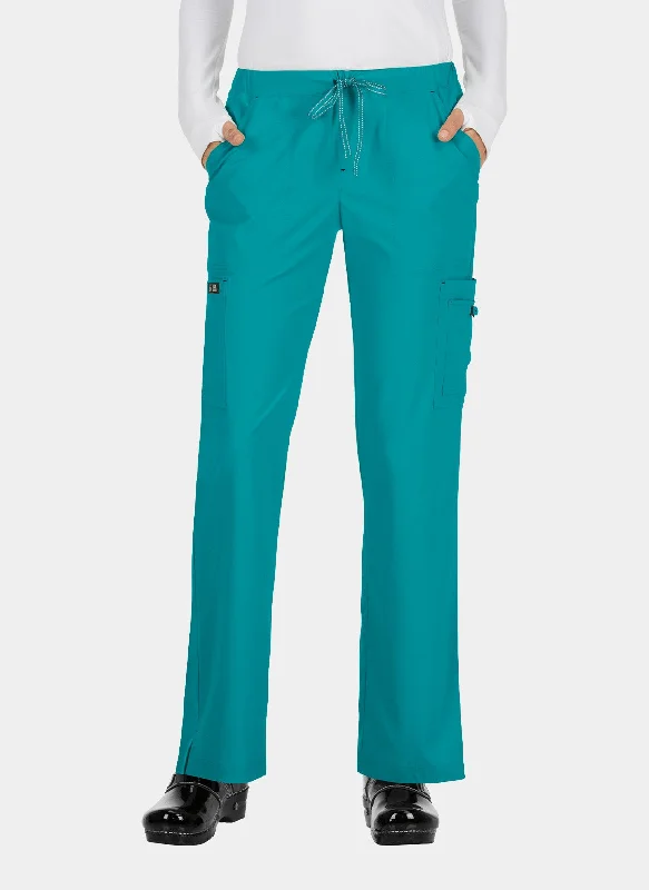 Koi Basics Holly Scrub Trousers - Teal Trousers cozy comfortable
