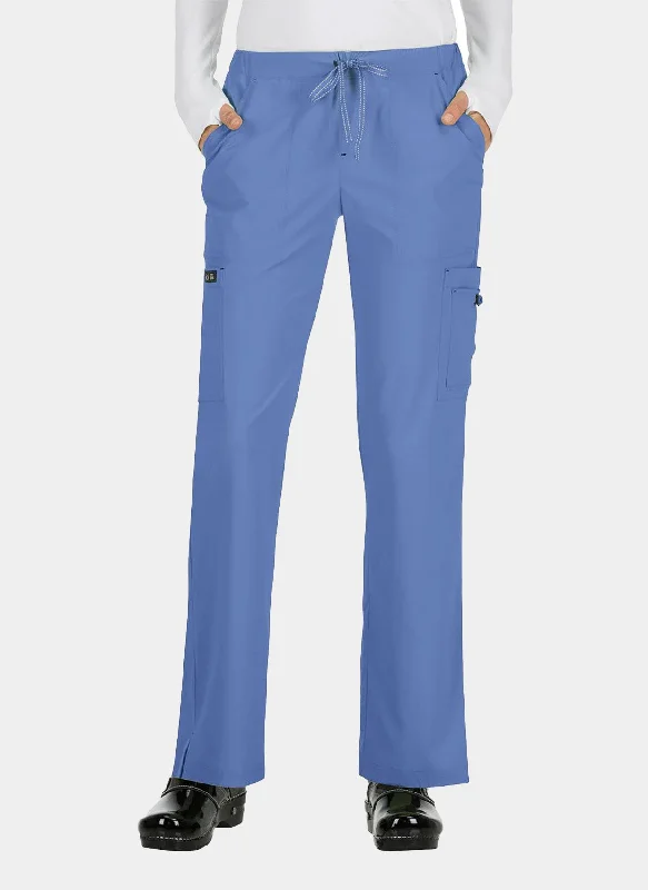 Koi Basics Holly Scrub Trousers - True Ceil Trousers chic fashionable