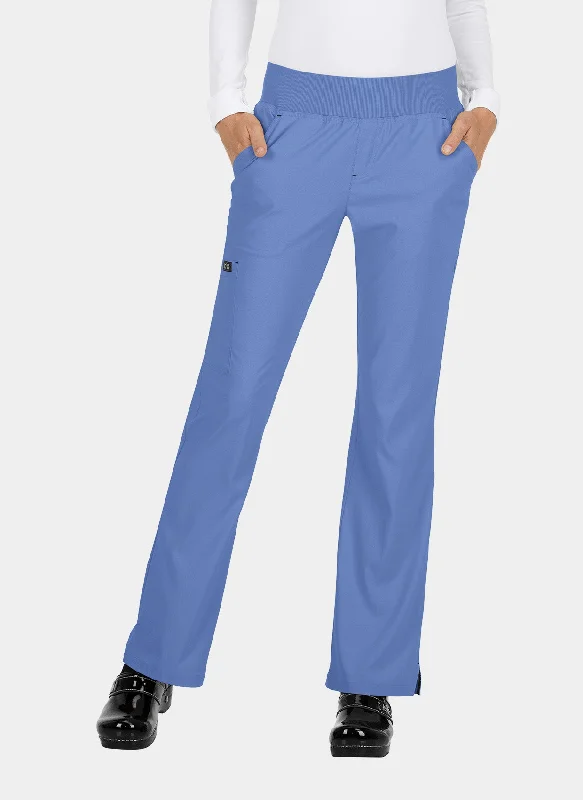 Koi Basics Laurie Scrub Trousers - True Ceil Chinos Cotton Straight Leg