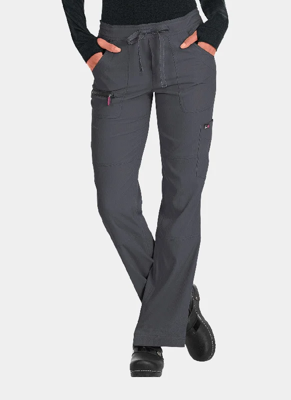 Koi Lite Peace Scrub Trousers - Charcoal Trousers Mesh Breathable